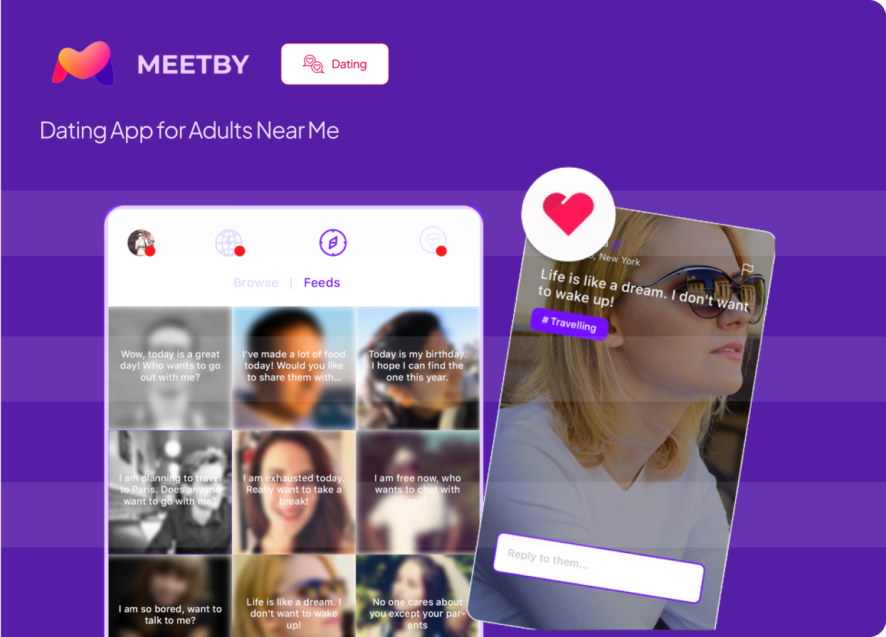 Krush curated dating community app screen