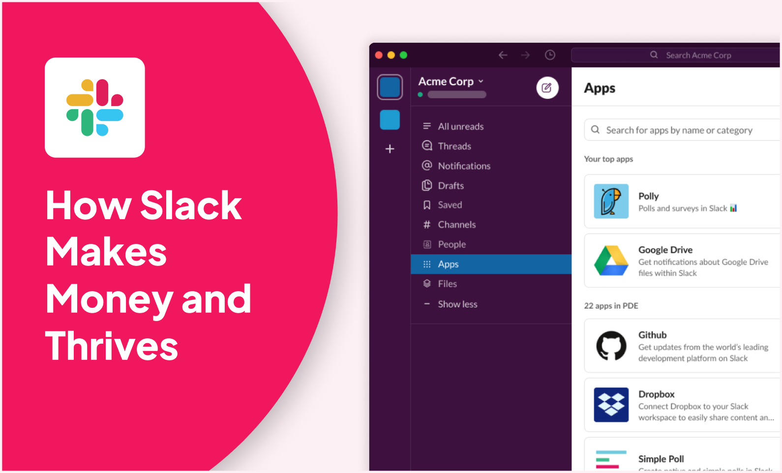 how slack makes money