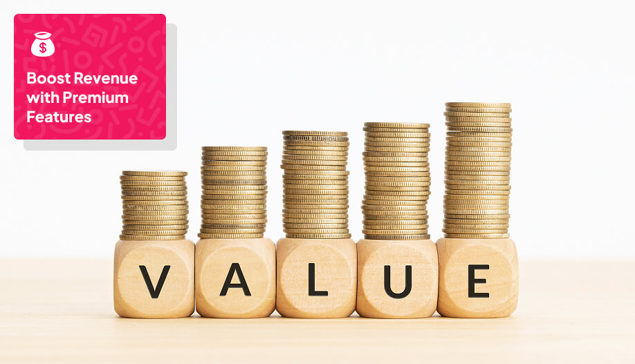 piled up coins placed above group of blocks with letters spelled VALUE