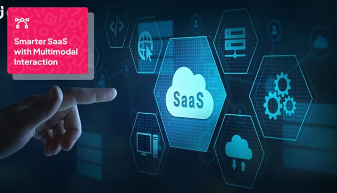 visual presentation of SaaS surrounded by different platfrorms like security, cloud, hardware, etc.