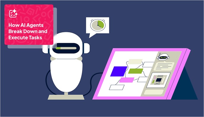 robot following a process flow from a certain device