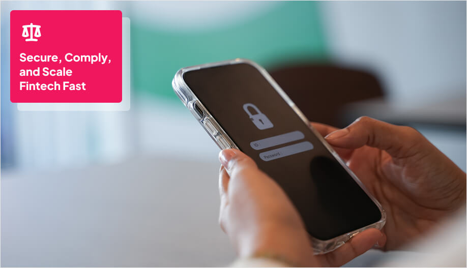 a mobile phone screen showing lock icon symbolizes security