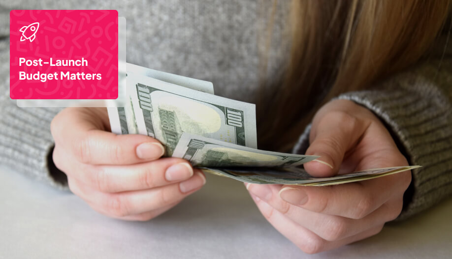 woman counting money