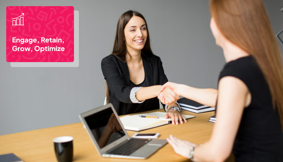 a customer and service provider interaction