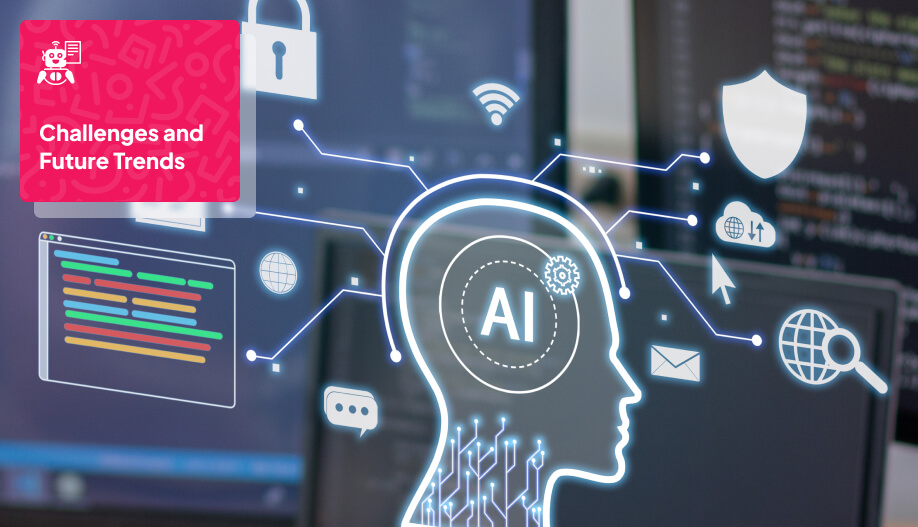 a digital illustration of Ai and its future implications