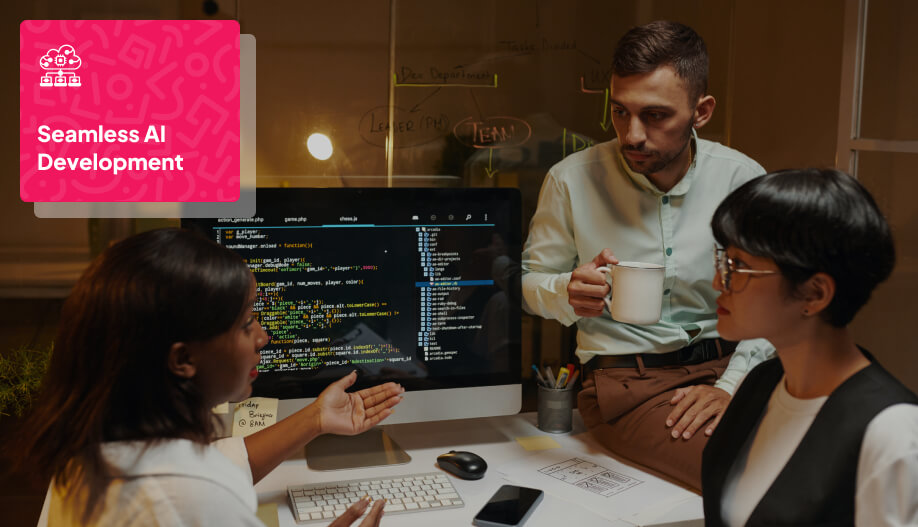 software engineers brainstorming over a certain code challenge