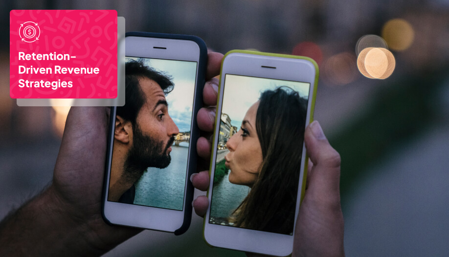 two mobile phones that shows a wallpaper of a guy from the other phone and a woman from the other.