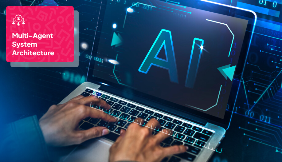 a developer programming to produce AI-based solution