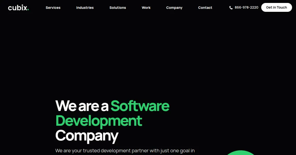 Cubix homepage