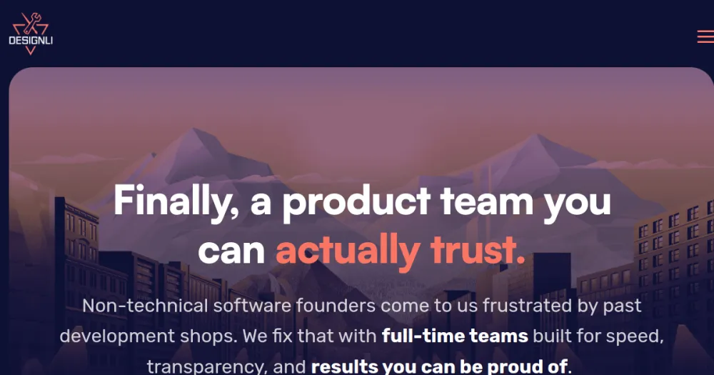 Designli homepage