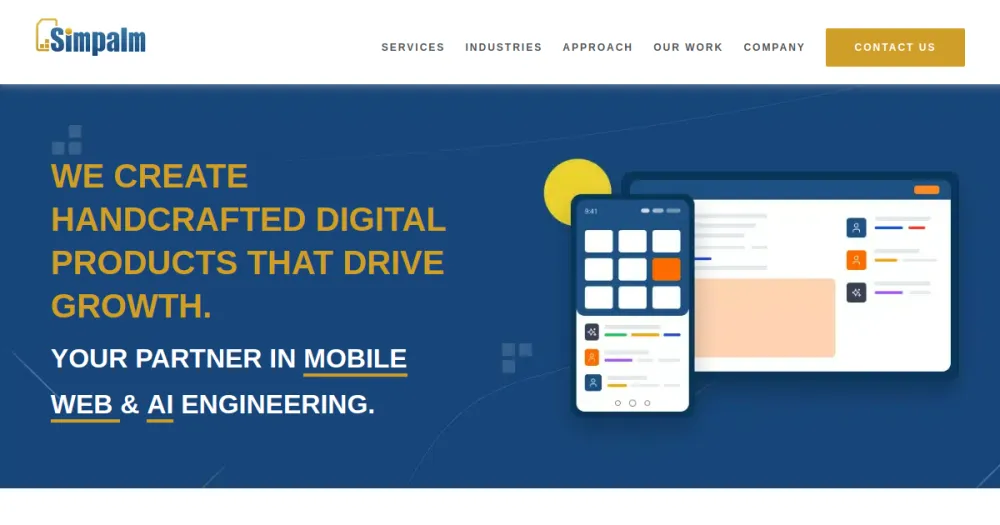 Simpalm homepage