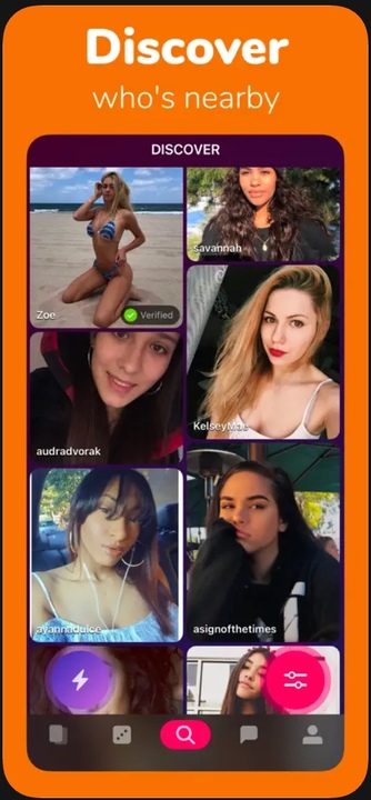 Flercha geolocation dating app built by AppMakers