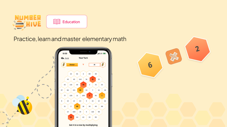 Number Hive: practice, learn and master elementary math